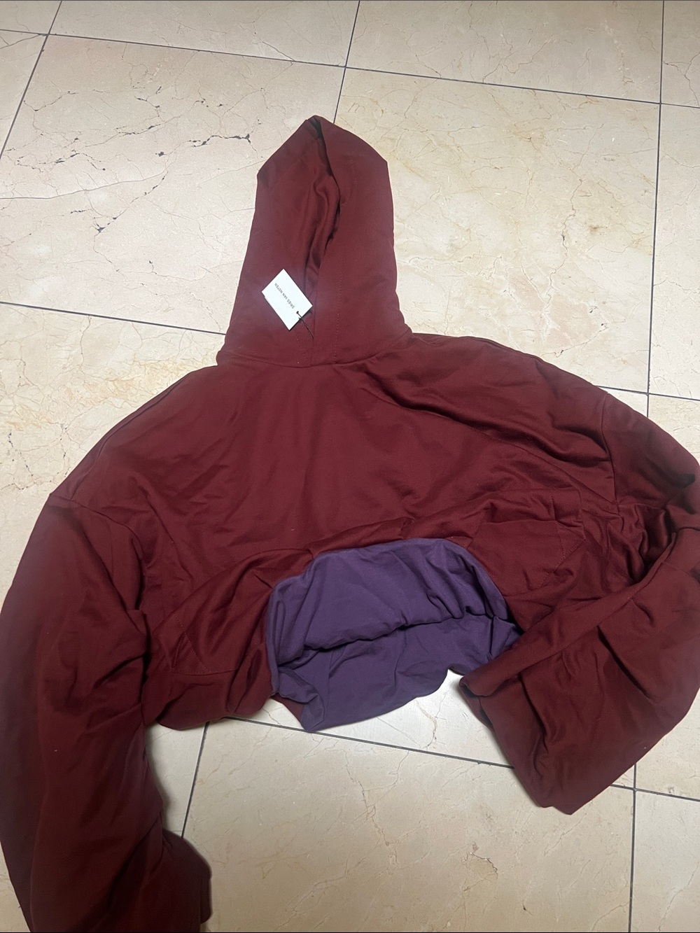 DRIES VAN NOTEN
Red Draped Hoodie S - Picture 5 of 10
